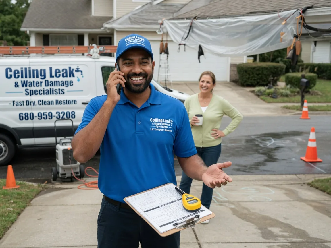 Ceiling Leak Cleanup Harris, NC FAQs